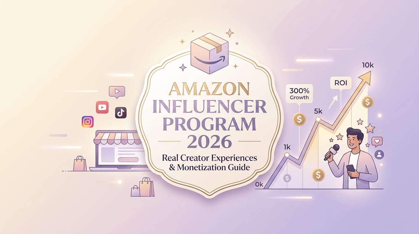 Amazon Influencer Program 2026 Guide cover graphic