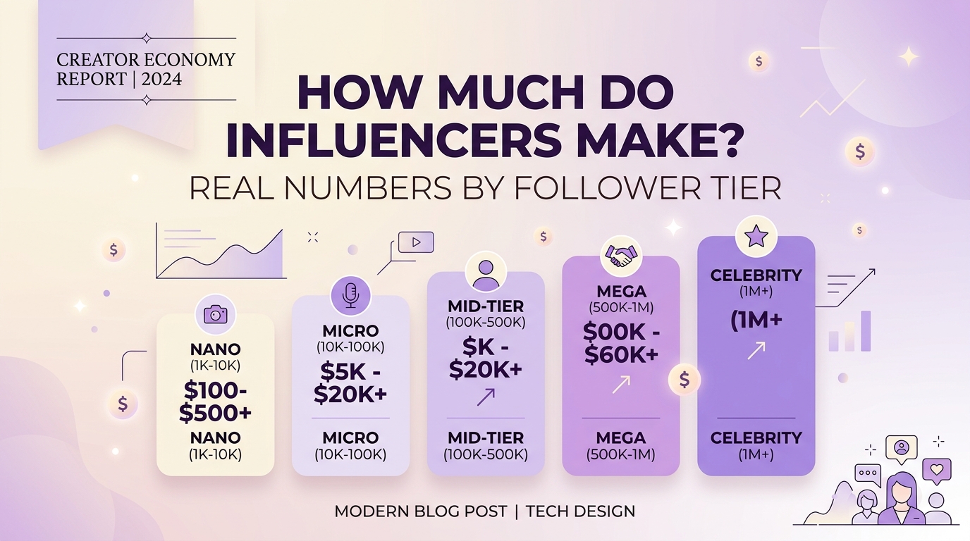 How Much Do Influencers Make cover graphic