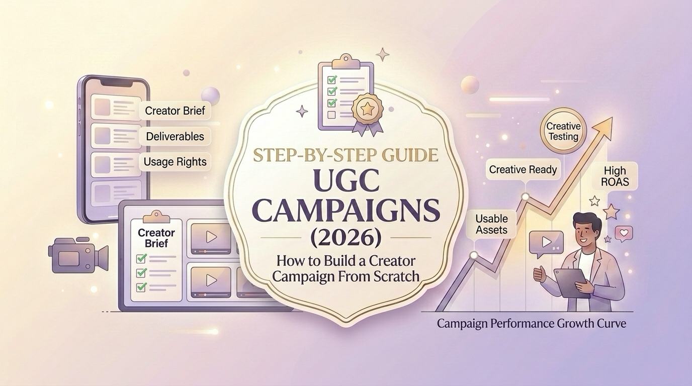 UGC Campaigns: How to Build a Creator Campaign From Scratch cover graphic